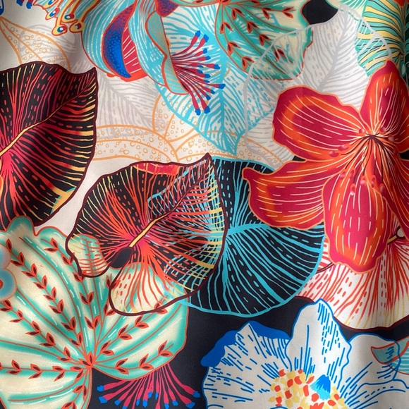 CALYPSO St. BARTH Maxi Boho Tropical Floral Print Skirt Size Large - Picture 8 of 14